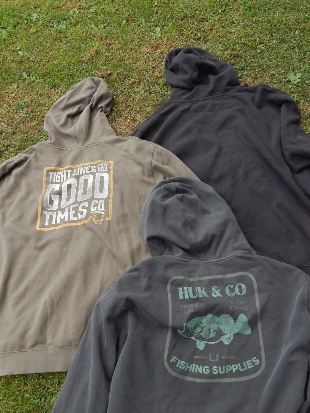 HUK Cotton Mens 3XL Hoodie Hooded Sweatshirt Lot of 3
